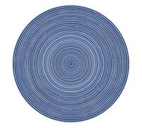 YJRBZ Round Soft Rugs Blue Geometry Circle Kids Nursery Playing Rug Short Pile Floor Yoga Mat Living Room Bedroom Coffee Table Blanket Chairs Non-slip Mat (Size : Diameter 180cm)