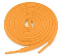 YJRVFINE Half Round Sneaker Shoelaces: 2 Pairs Oval Shoe Laces for Athletic Sport Shoes, 20 Orange Yellow, 39 Inch (100CM)