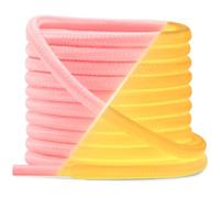 YJRVFINE Luminous Shoe Laces for Sneakers: 2 Pairs Round Glow in the Dark Shoelaces, 02 Pink, 47 inch (120CM)