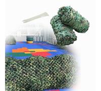YJSGHRHL 1m 2m 4m 6m 8m 10m 12m 15m 18m 20m Woodland Camouflage Netting Sunshade Camo Net, Bulk Roll Mesh Nets for Hunting Shooting Camping Hide Military Privacy Decoration Garden(10x10M)