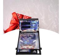 YJSGHRHL Desktop Pinball Machine Shooting Toy, Arcade Electronic Pinball Game, Cool Retro Tabletop Machine for Kids, Christmas Pinball Gifts with Scoreboard for Friends Boys Girls