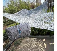 YJSGHRHL Military Camouflage Netting, Grey Sunshade Camo Net 1m 1.5m 2m 4m 8m 12m 16m 18m 20m, Hunting Mesh Nets for Car Cover Army Theme Party Decoration Privacy Screen Camping Hide(1x2M)