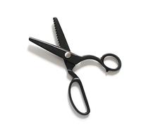 YJSStriving Pinking Shears for Fabric Cutting All Stainless Steel Pinking Shears Scissors Heavy Duty Decorative Edge Zig Zag Scissors 8 Inch