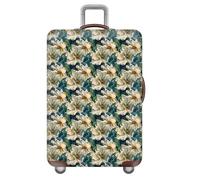 YJSZY Flower Luggage Cover,Floral Luggage Covers,Elastic Washable & Stretchable Suitcase Protector,Anti Scratch Suitcase Cover,Travel Accessories Baggage Covers for 18-32 Inch (Color 6,S(18-21inch))