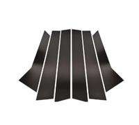 YJTYC Car B-Pillar Sticker Trim Set for Porsche Macan 2014-2024, Window Trim Cover BC Column Center Stickers Side Door Casement Exterior Accessories