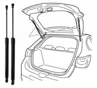 YJTYC Car Boot Struts for Peugeot PARTNER Box/Platform/Chassis/Tepee 2008-2018(OEM-9681426980)-63cm, Automatic Tailgate Lift Support Gas Spring Hydraulic Damper Heavy Duty Trunk Lid Shocks