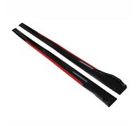 YJTYC Car Side Skirts for Nissan Qashqai J10 J11 2008-2020, Anti-Collision Protector Running Boards Steps Body Kit Exterior Styling Splitter Lip Diffuser,A-Black+Red