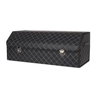 YJTYC Car Trunk Organizer Box for Range Rover Sport(7seats) 2014-2023, Boot Tidy Organiser Trunk Storage Bag Foldable Multifunction Inner Auto Accessories PU,B-Black-75 * 32 * 30cm