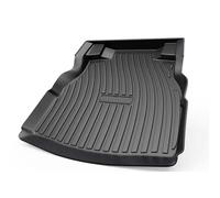 YJTYC TPE All-Weather Boot Liner for Mercedes-Benz C-Class 2015-2021 - High Edge Car Trunk Mat Waterproof Rear Cargo Tray Protector Luggage Storage Mat,Net bag on the right side