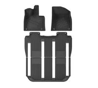 YJTYC TPE Car Floor Mats for Zeekr 009 Six-seat Seven-seat Two-wheel drive 2024 (LHD), All Weather Non-Slip Waterproof Foot Mats Anti-Wear Heavy Duty Car Floor Liners Vehicle