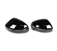 YJTYC Wing Mirror Cover Cap for Audi TT RS MK2 8J 2010-2014 (After June 2010), Left & Right ABS Replacement (Pair) - Exterior Side Rear View Mirror Cover Accessories,Black