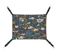 YJWANDL Comfortable Pet Hammock, Wild Nature Print Cat Hammock Space-Saving Canvas Bed for Small Dogs and Cats, Easy to Install and Portable