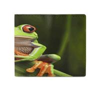 YJWANDL PU Leather Wallet, Tree Frog Print Wallet with Multiple Slots Bifold Wallet Travel Wallet Modern Wallet Elegant Wallet, style, One Size, Minimalist