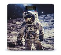 YJWANDL Scale for Body Weight US Astronaut Travel Moon Print Weight Scale Digital Scale Body Fat Scale Weight Scale LCD Scale Slim Scale, style
