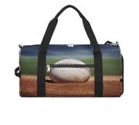 YJWANDO Fitness Bag,Baseball Print Gym Bag,sports Travel Fitness Bag,essentials Gym Bag,gym Bag with Shoe Compartment, style, style, One Size, Modern
