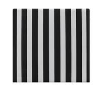 YJWANDO Square Cushion, Black & White Stripe Print Memory Foam Cushion Soft Chair Pad Porch Seat Cushion Versatile Cushion Home Decor Cushion