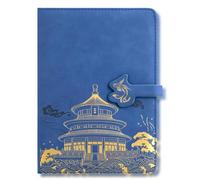 YJWZ A5 Hardback Notebook,200 Pages Lined Forbidden City Themed Journal,To-Do Lists Hardcover Notepad with Bookmark,Oriental-Inspired Aesthetic Notebook for Office, School & Work