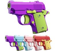 YJWZ Fidget Pistol Toys for Adults, 3D Printed Mini 1911 Small Pistol Toys,A Stress-Relieving Toy Suitable for Relieving ADHD and Anxiety, The Best Gift for Friends (Purple)