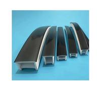 YJXYJQ LED Neon Silicone Diffuser Tube 1-10m, 6-15mm PCB Width, 120° Beam Angle - Light Blocking Anti-Leakage, Soft Bendable for Custom Neon Signs(F2020 Black,10meters)