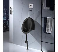 YJYJY 304 Stainless Steel Smart Men's Urinal Wall-Mounted Sensor Splash-Proof with Automatic Flush System for Bar Shopping Mall Hote