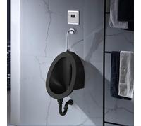 YJYJY 304 Stainless Steel Smart Men's Urinal Wall-Mounted Sensor Splash-Proof with Automatic Flush System for Bar Shopping Mall Hote