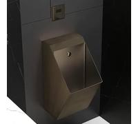 YJYJY 304 Stainless Steel Urinal Wall-Mounted Sensor Anti-Overflow Public Toilet Men's Flushing Washout High-Efficiency