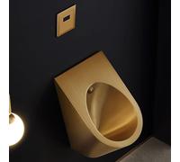 YJYJY 304 Stainless Steel Urinal Wall-Mounted Sensor Public Toilet Flushing Men's Commercial Splash-Proof Bathroom Toilet for Bar Bathroom Hotel Shopping