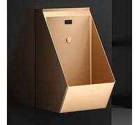 YJYJY Automatic Sensor Stainless Steel Urinal Wall-Mounted for Men Touchless Flushing for Bar Bathroom Hotel Shop