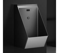 YJYJY Automatic Sensor Stainless Steel Urinal Wall-Mounted for Men Touchless Flushing for Bar Bathroom Hotel Shop