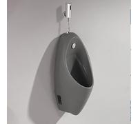 YJYJY Ceramic Urinal Wall-Mounted Men's for Spill Proof Bar With Sensor Flush Valve Washout High-efficiency