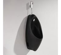 YJYJY Ceramic Urinal Wall-Mounted Men's for Spill Proof Bar With Sensor Flush Valve Washout High-efficiency