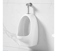 YJYJY Ceramics for Men Urinal Wall-Mounted Commercial Push Type Flush Public for KTV Bar Bathroom Hotel