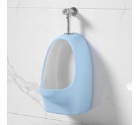 YJYJY Ceramics for Men Urinal Wall-Mounted Commercial Push Type Flush Public for KTV Bar Bathroom Hotel