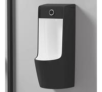 YJYJY Ceramics Urinal Wall-Mounted Men's Adult for Bathroom Intelligent Sensor Pressable/inductive Flush Anti-Odor Splash High Efficiency Flushing