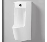 YJYJY Ceramics Urinal Wall-Mounted Men's Adult for Bathroom Intelligent Sensor Pressable/inductive Flush Anti-Odor Splash High Efficiency Flushing