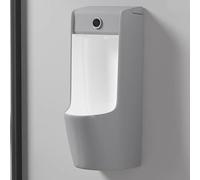 YJYJY Ceramics Urinal Wall-Mounted Men's Adult for Bathroom Intelligent Sensor Pressable/inductive Flush Anti-Odor Splash High Efficiency Flushing