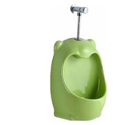 YJYJY Children Ceramics For With Manual Flush Valve Urinal Wall-Mounted Powerful Flush Splash-Proof for Boys/Commercial