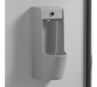 YJYJY Commercial Ceramic Urinal Wall-Mounted with Intelligent Sensor Flush Splash-Proof Design and Anti-Odor Function Ideal