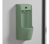 YJYJY Commercial Ceramic Urinal Wall-Mounted with Intelligent Sensor Flush Splash-Proof Design and Anti-Odor Function Ideal
