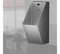 YJYJY Commercial Flushing 304 Stainless Steel Men's Bar Washout with Sensor Urinal Wall-Mounted Induction Flush Gold RoseGold