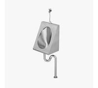 YJYJY Durable 304 Stainless Steel for Men Urinal Wall-Mounted with Touch-Free Flush and Easy-Clean Surface Perfect