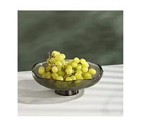 YJYJY Fruit Bowls Light Luxury Fruit Plate Living Room Coffee Table Home New Creative Modern Snack Plate Glass Fruit Plate Decoration Fruit Basket