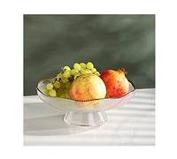 YJYJY Fruit Bowls Light Luxury Fruit Plate Living Room Coffee Table Home New Creative Modern Snack Plate Glass Fruit Plate Decoration Fruit Basket