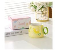 YJYJY Latte Creative Mug Japanese Hand-Painted Embossed Ceramic Household Breakfast