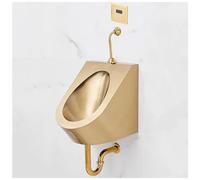 YJYJY Men's Urinal Wall-Mounted Sensor Commercial Men's Adult Stainless Steel Bathroom Toilet High-Efficiency Flushing