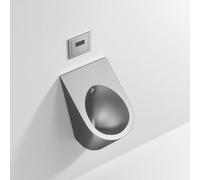 YJYJY Premium 304 Stainless Steel for Men Urinal Wall-Mounted with Automatic Induction Flush Low-Maintenance Design