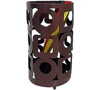 YJYJY Round Umbrella Stand Hollowed-Out Pattern Bucket For Home Office Apartment Hotel Lobby