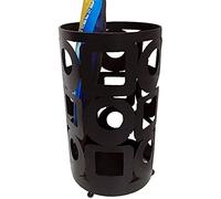 YJYJY Round Umbrella Stand Hollowed-Out Pattern Bucket For Home Office Apartment Hotel Lobby