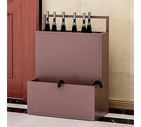 YJYJY Simple Wrought Iron Umbrella Stand Divided Drainage Design Anti-skid Stability Suitable