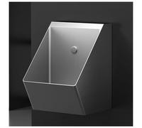 YJYJY Urinal Commercial Washout Stainless Steel Men's Adult Bathroom Wall-Hung Toilet High Efficiency Flushing Urine Diverter